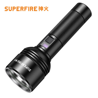 SUPERFIRE神火大容量高亮户外露营登山搜索救援强光手电筒 D18-M(15W+1100流明)无屏显 单位/个