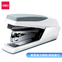 得力(deli)0367省力型订书机订书器 单指轻松装订 办公文具用品 白色 单位/个