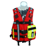 带领子专业重型水域救援激流救生衣 户外漂流190蓝天救援浮力背心 A型水域救援救生衣 单位/套