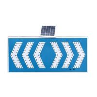 LED导向标牌 太阳能导向灯诱导灯 蓝白色 单位/块