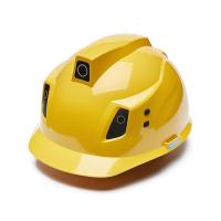 华信4G智能安全帽 黄色单位/顶