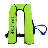 充气式救生衣 便携式自动充气救生衣成人大浮力背心专业钓鱼救援 自动款 荧光绿 单位/个