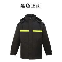 春亚纺防静电雨衣反光雨衣雨裤套装黑色/单位/件