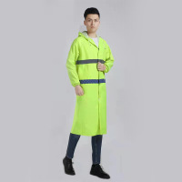 反光连体雨衣全身防水成人长款荧光绿 执勤长款/单位/件