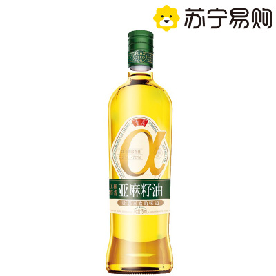 鲁花压榨特香亚麻籽油750ml