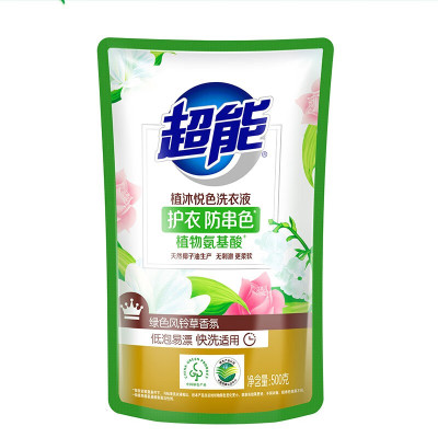 超能植沐悦色风铃草香洗衣液500g*3