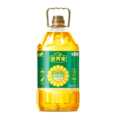 福临门 活粒鲜胚玉米胚芽油-5L