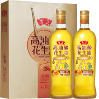 鲁花 高油酸花生油-750ml*2盒装