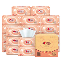 心相印抽纸DT24180 110抽三层塑装面巾纸 8包/提10提/件(箱装)