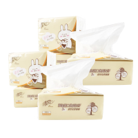 清风萌宠系列亲肤抽纸6联包(黑色) 1提 AR62STM1