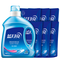 蓝月亮亮白薰2kg+亮白薰袋1kg*6