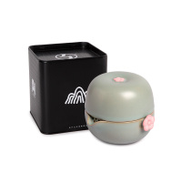 万仟堂(EDENUS)梅花客茶具套装(1壶1杯) 古绿釉色