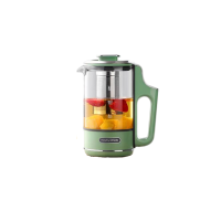 摩飞morphy richards 600ml便携养生壶(分体底座款)MR6085 清新绿