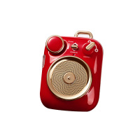 猫王小确幸便携式蓝牙音箱 中国红MW-P3