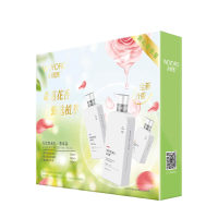 无忧然(WOYORO) 亲礼尊享装(洗发乳500ml+护发乳300ml+沐浴露500ml) (计价单位:盒) 绿色