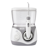 拜尔冲牙器H6白色(主机*1+标准喷嘴*3+正畸喷嘴*1+牙周袋喷嘴*1+充电线)