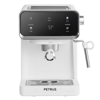 柏翠(petrus)咖啡机家用全半自动意式奶泡浓缩萃取冷热双萃PE3320A