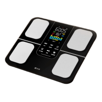沃莱 智能彩屏体脂秤S5充电款黑色