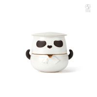 万仟堂(EDENUS) 熊猫大侠茶具组合(1壶1杯)羊脂白釉