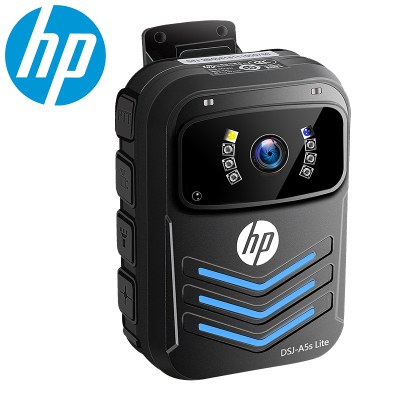 惠普(HP)DSJ-A5s Lite记录仪1296P高清红外夜视微型便携式现场记录仪 128G版本