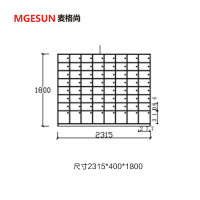 麦格尚 储物柜员工换鞋柜防锈防潮柜鞋柜 女鞋柜 G