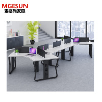 麦格尚 职员桌子办公家具办公室办公桌组合简约现代屏风工位 DB G E1环保板材