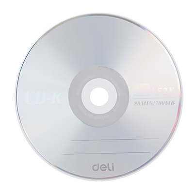 得力(deli) 3725-CD-R刻录碟片(50片/筒) 1筒