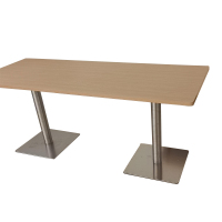 麦格尚 学校食堂餐桌椅组合 员工大学生饭堂桌椅工厂餐厅快餐小店餐桌