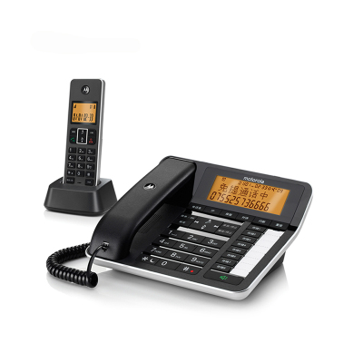 摩托罗拉(Motorola) C7501RC录音座机子母机电话机(计价单位:台)黑色