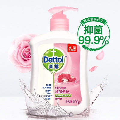滴露(Dettol) 500g 健康抑菌洗手液 滋润倍护 (计价单位:瓶)