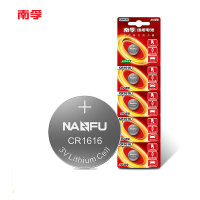 南孚(NANFU) CR1616 5粒装 纽扣电池 5.00 个/卡 (计价单位:卡)