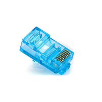 酷比客(L-CUBIC) LCLNC5PLUGBU 100个/盒 网络水晶头 (计价单位:盒) 透明蓝色