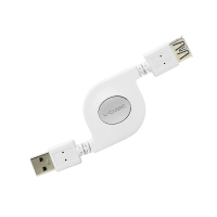 酷比客(L-CUBIC) LCCPSTU3AMAFWH-0.7M-白色 USB3.0延长伸缩数据线(计价单位:个)白色
