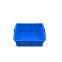 安赛瑞 10105 外尺寸615×475×360mm 加厚型塑料物流 周转箱 (计价单位:个) 蓝色蓝色