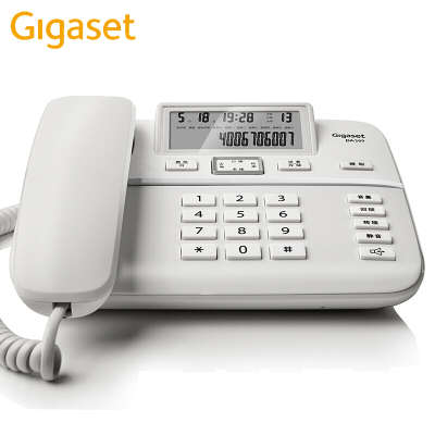 集怡嘉(Gigaset) DA260 有绳 电话机 (计价单位:台) 白色