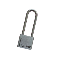 羚翎 LL-S10 50mm锁体 9cm梁 不锈钢 挂锁 (计价单位:个) 银色