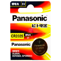 松下(Panasonic) CR2025 5粒 纽扣锂电池 5.00 个/卡 (计价单位:卡)