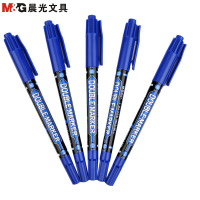 晨光(M&G) MG-2130 细头2.0mm 极细头0.5mm 小双头 蓝色 记号笔 (计价单位:支) 蓝色