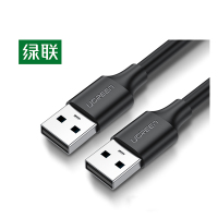 绿联 30136 USB2.0数据公对公 3米 双头移动硬盘盒高速 传输连接线 (计价单位:根) 黑色