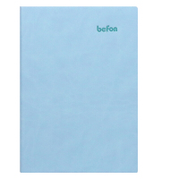 得印(befon) 9954 A5 100页/本 平纹平装 PU皮面 笔记本 (计价单位:本) 蓝色