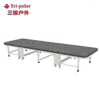 三极户外(Tri-Polar) TP1060 190*28*60cm 透气麻布面料 亚麻布灰色 折叠床 (计价单位:张)