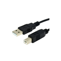 酷比客(L-CUBIC) LCCPUSBAMBMBK-2M-黑色 USB打印机线数据线 (计价单位:个) 黑色
