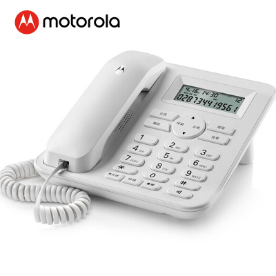 摩托罗拉(Motorola) CT410C 有绳座式 电话机 (计价单位:台) 白色