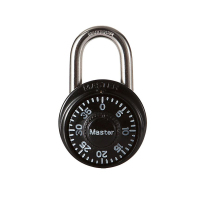 玛斯特(MasterLock) 1533MCND 转盘式小号 密码 锁 (计价单位:个) 黑色