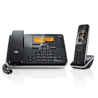 集怡嘉(Gigaset) C810 一拖一子母 电话机 (计价单位:台) 黑色