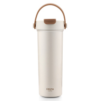 COSTA咖世家手提双饮保温杯(白色) COS-2529-600