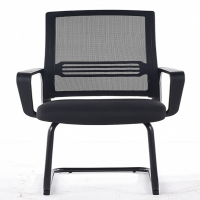 匹客 职员椅 580×635×950 商务办公椅 黑色颐达布艺,喷塑钢架