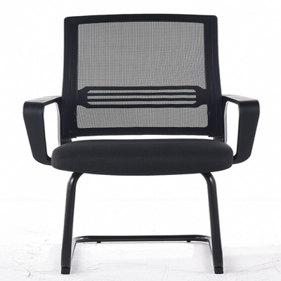 匹客 职员椅 580×635×950 商务办公椅 黑色颐达布艺,喷塑钢架