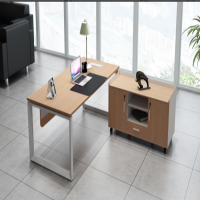 匹客 班台桌1 1600×800×750 商务领导办公 E1级MFC台面板,优质五金配件