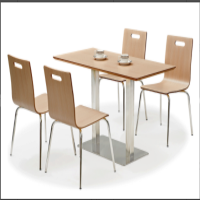 匹客 餐桌椅 1200×600×760 食堂就餐桌 防火板台面板,不锈钢支架,优质五金配件